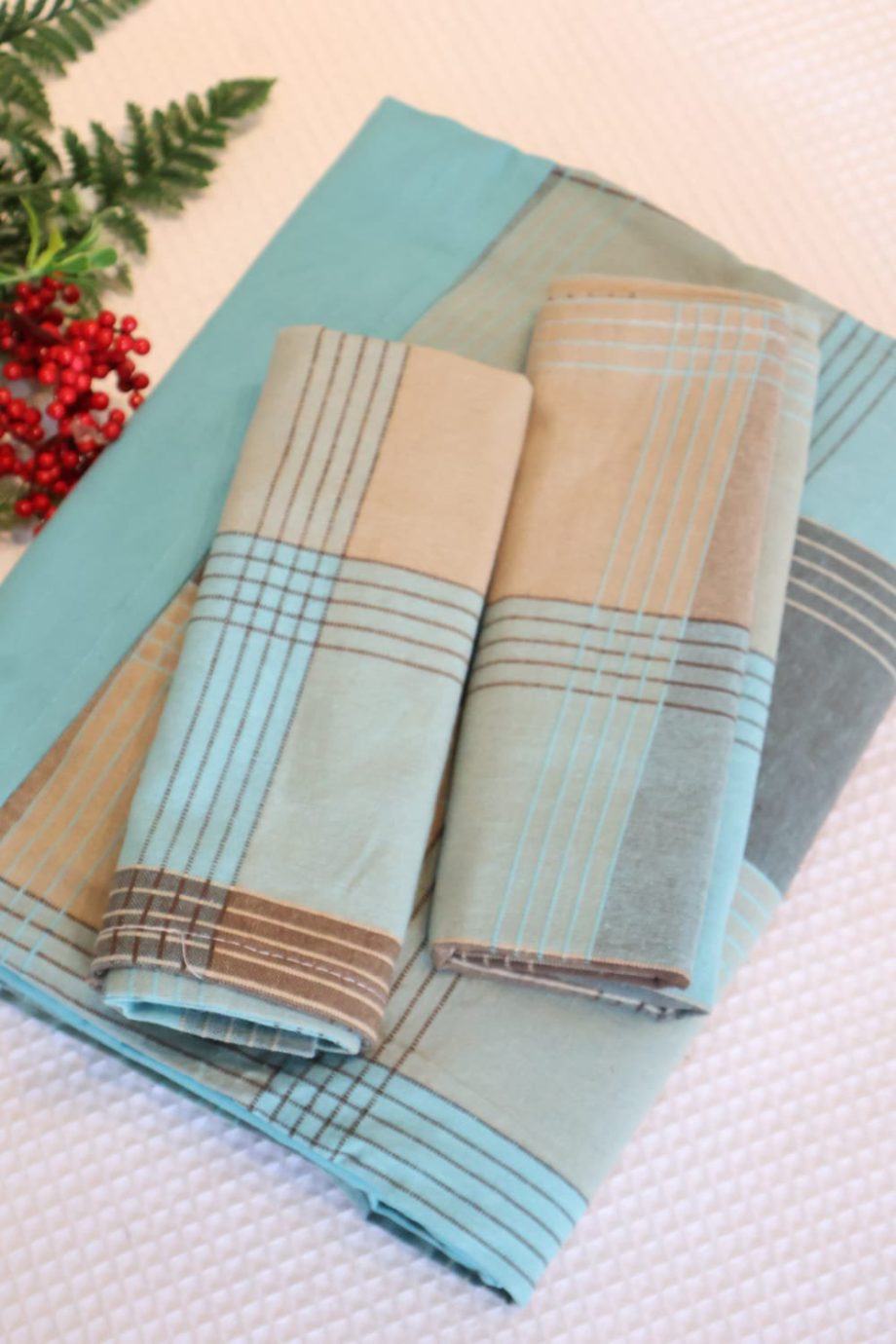 king: Handloom cotton bedsheet