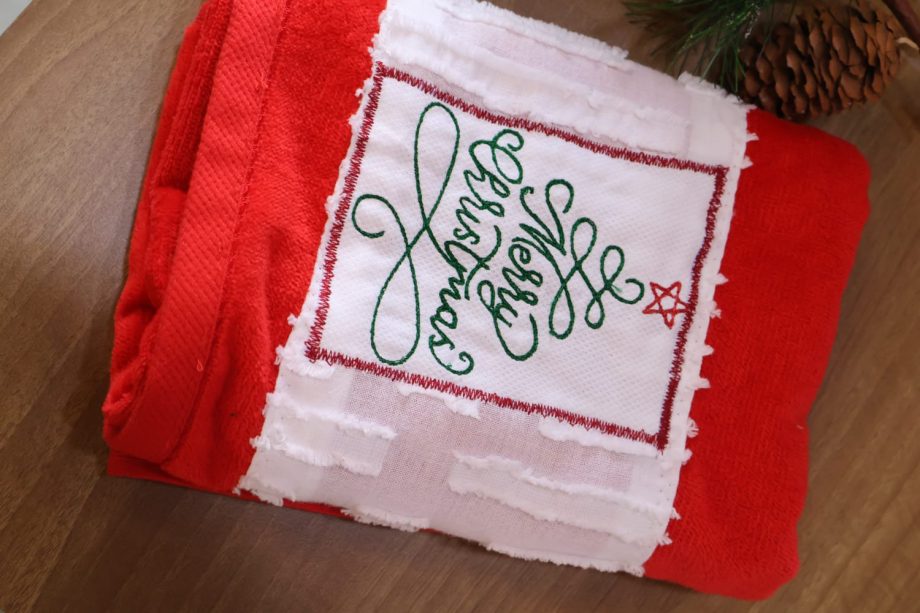 X'MAS : Embroidery turkey towels