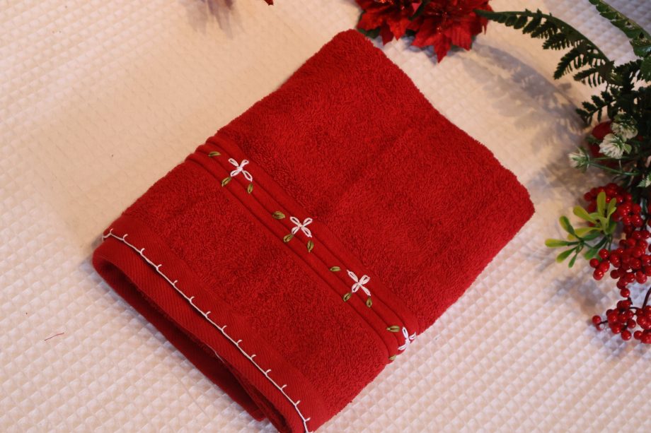 X'MAS : Embroidery turkey towels