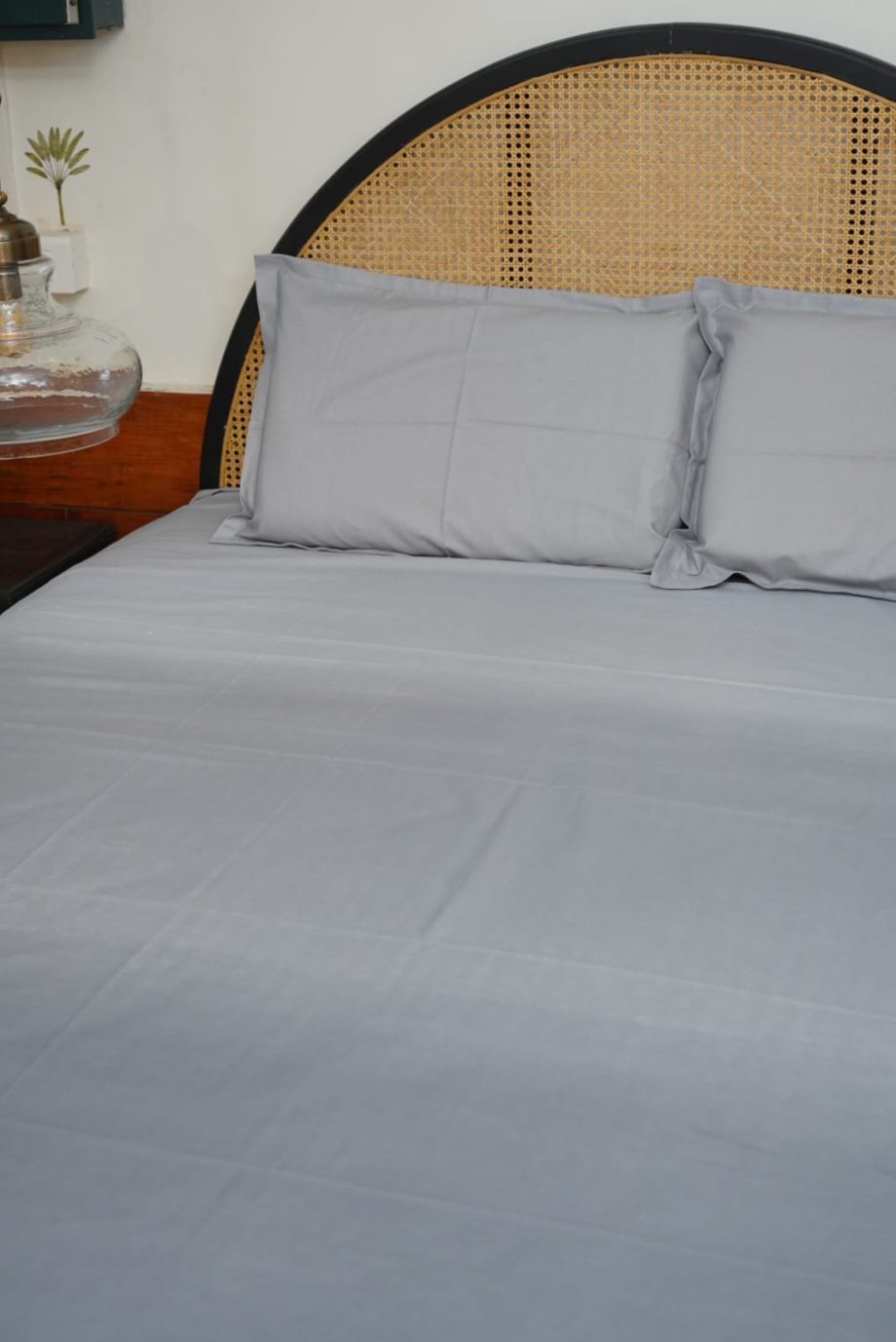 Solid king size bedsheet