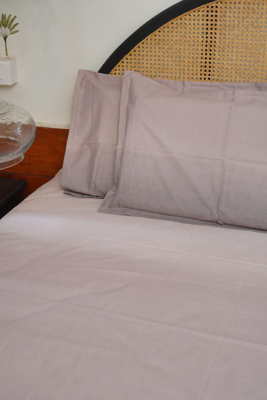 Solid king size bedsheet