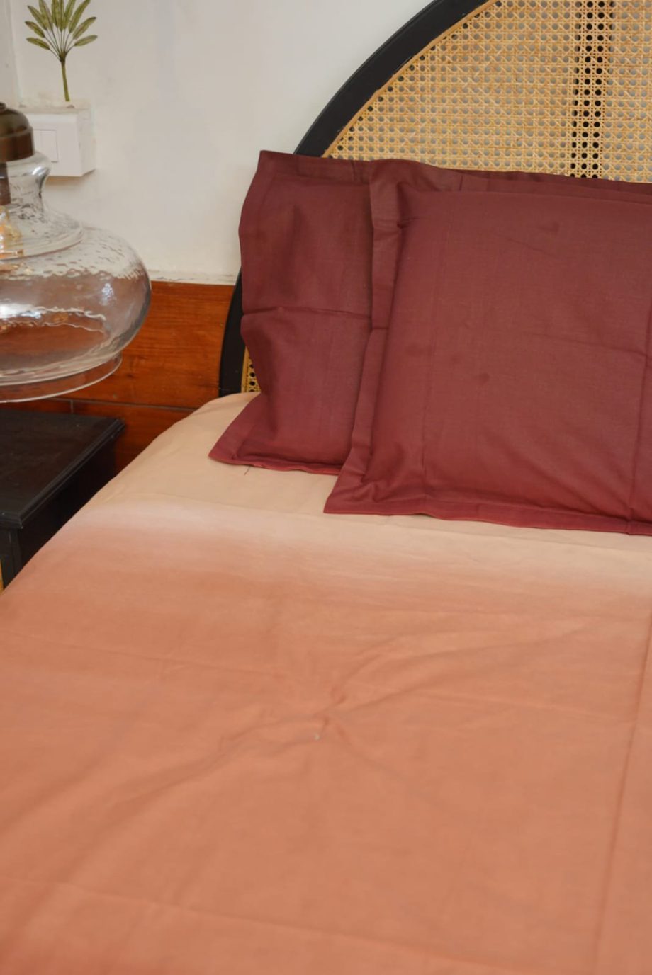 Solid king size bedsheet