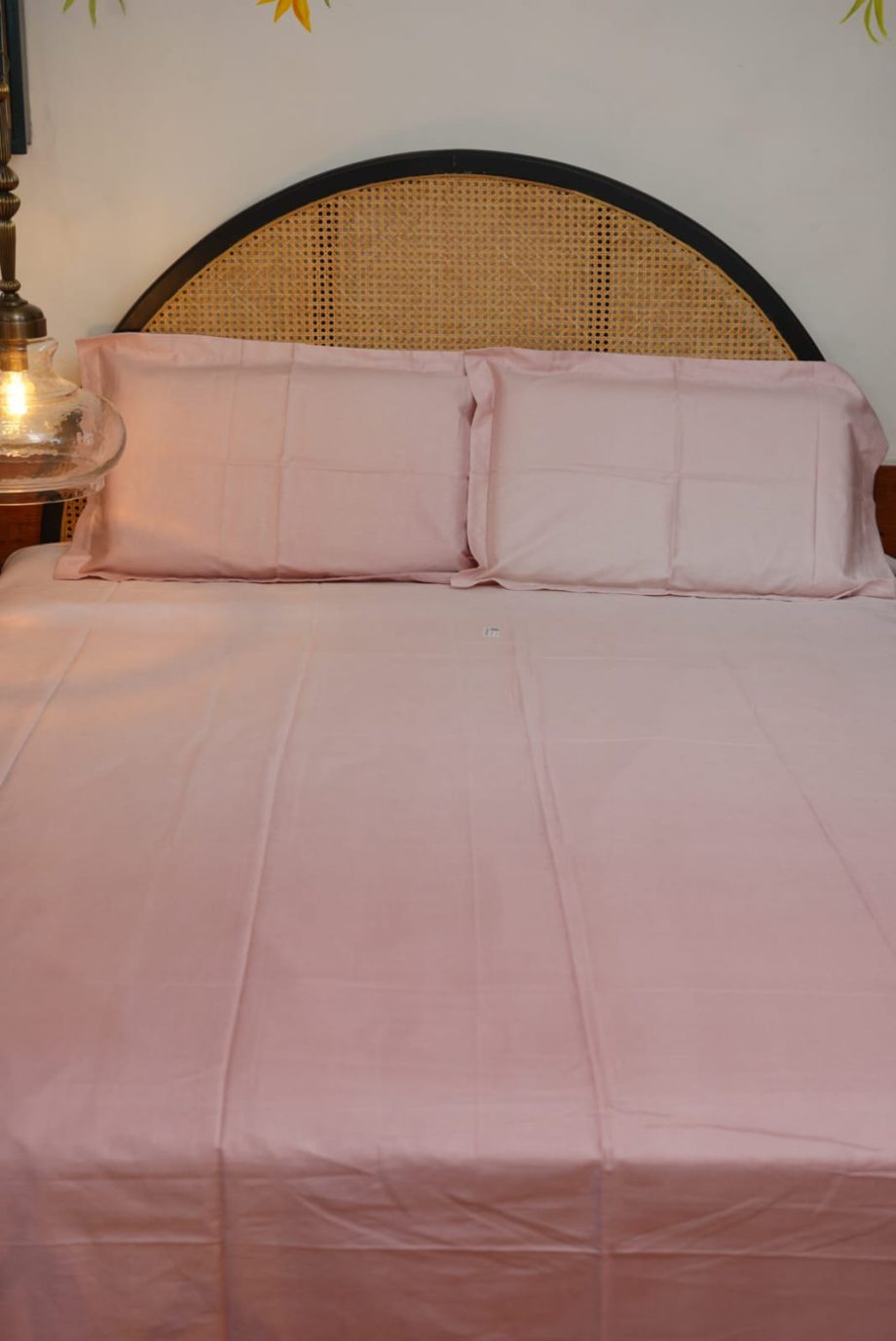 Solid king size bedsheet