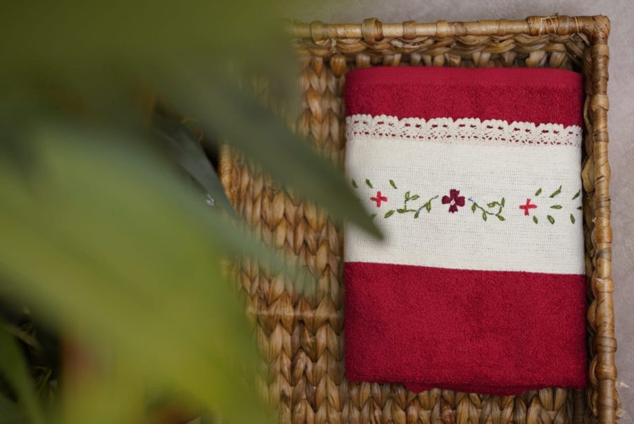 Xmas embroidery turkey towels