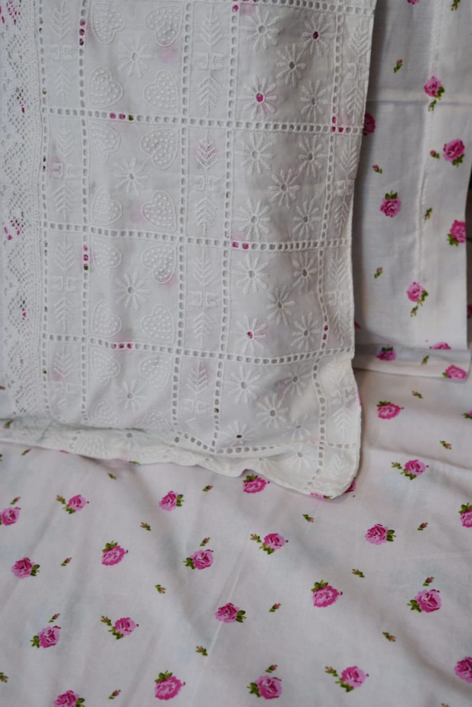 Queen : soft cotton bed sheet