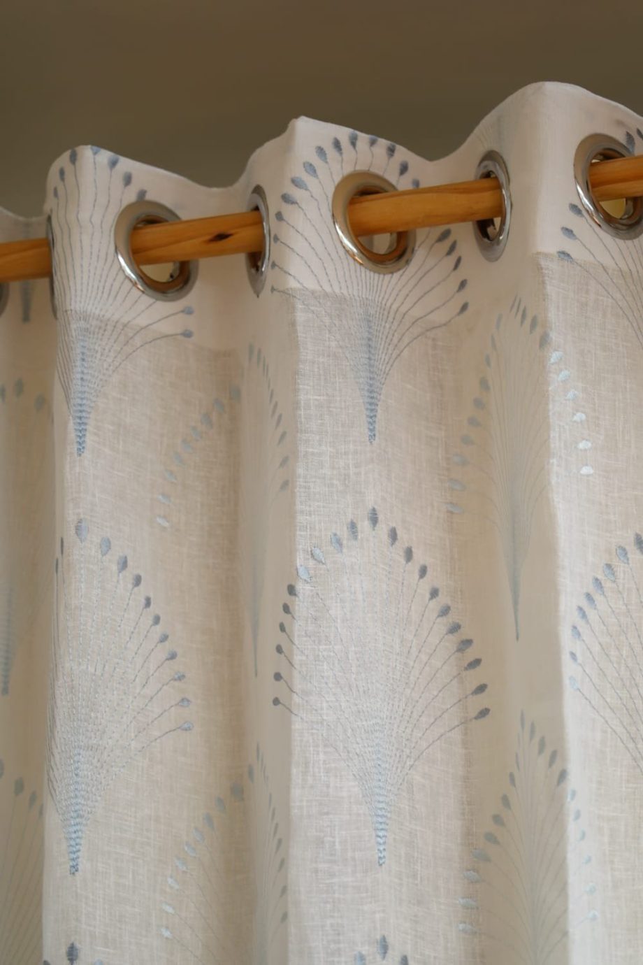 Embroidery sheer Curtains