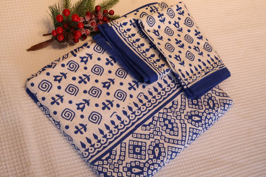 King :Handblock Cotton Printed Bedsheet