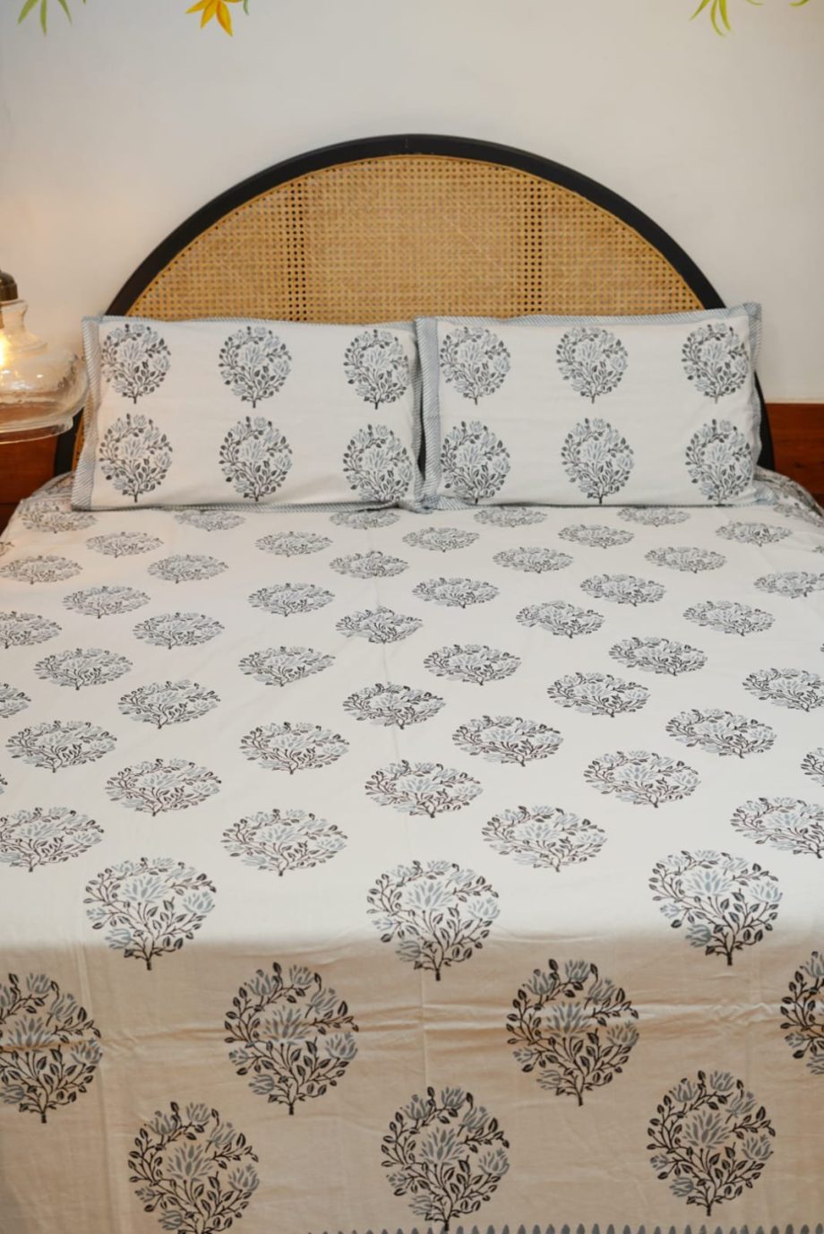 Superking Handblock bedsheet