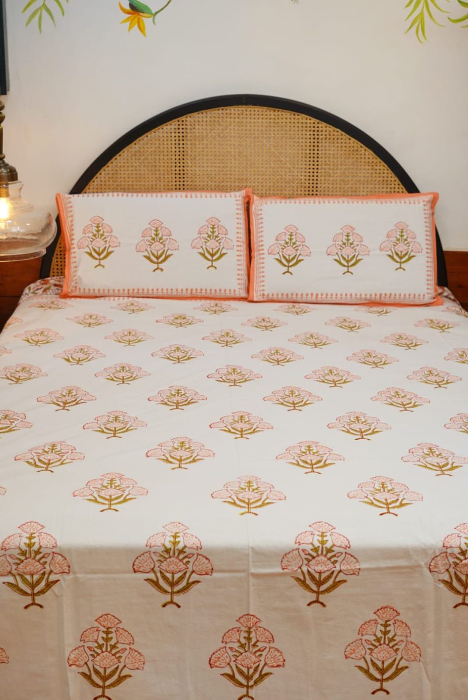 Superking Handblock bedsheet